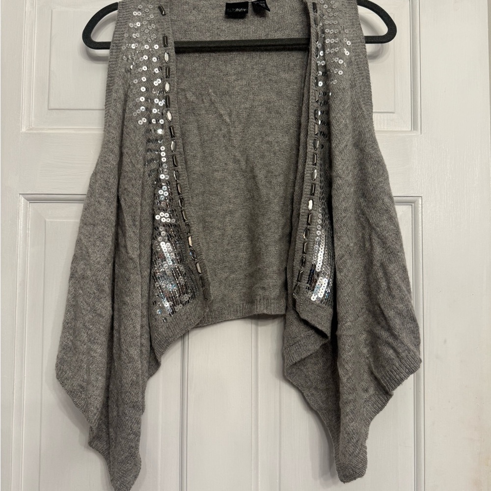 Daytrip grey Sequin Embellished Vest
